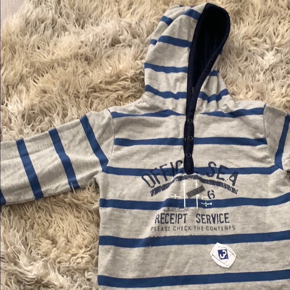 3Pommes boys OFFICE SEA HOODIE **limited edition